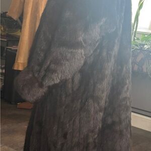 Luxurious Dark Fur Coat by antonivich furs